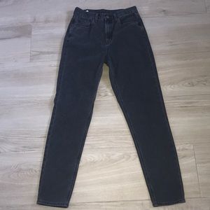 Black American Eagle Mom Jeans